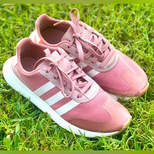 Adidas Rose Pink athletic shoes size 7